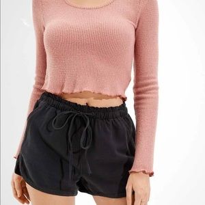 American Eagle vacay shorts in washed black color